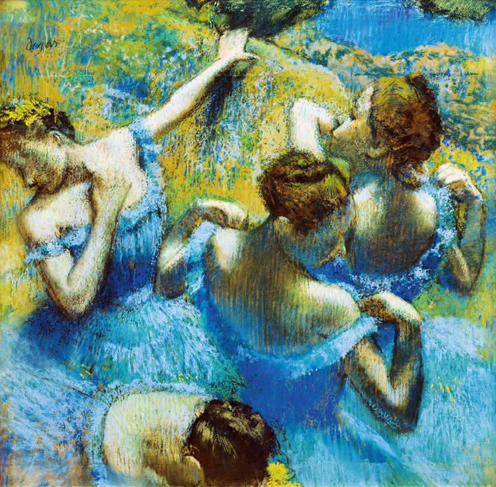  埃德加·德加 Edgar Degas—— 蓝色舞者 